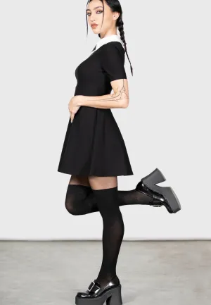 Flexible Style Killstar & Wednesday - Blackest Heart - Dress