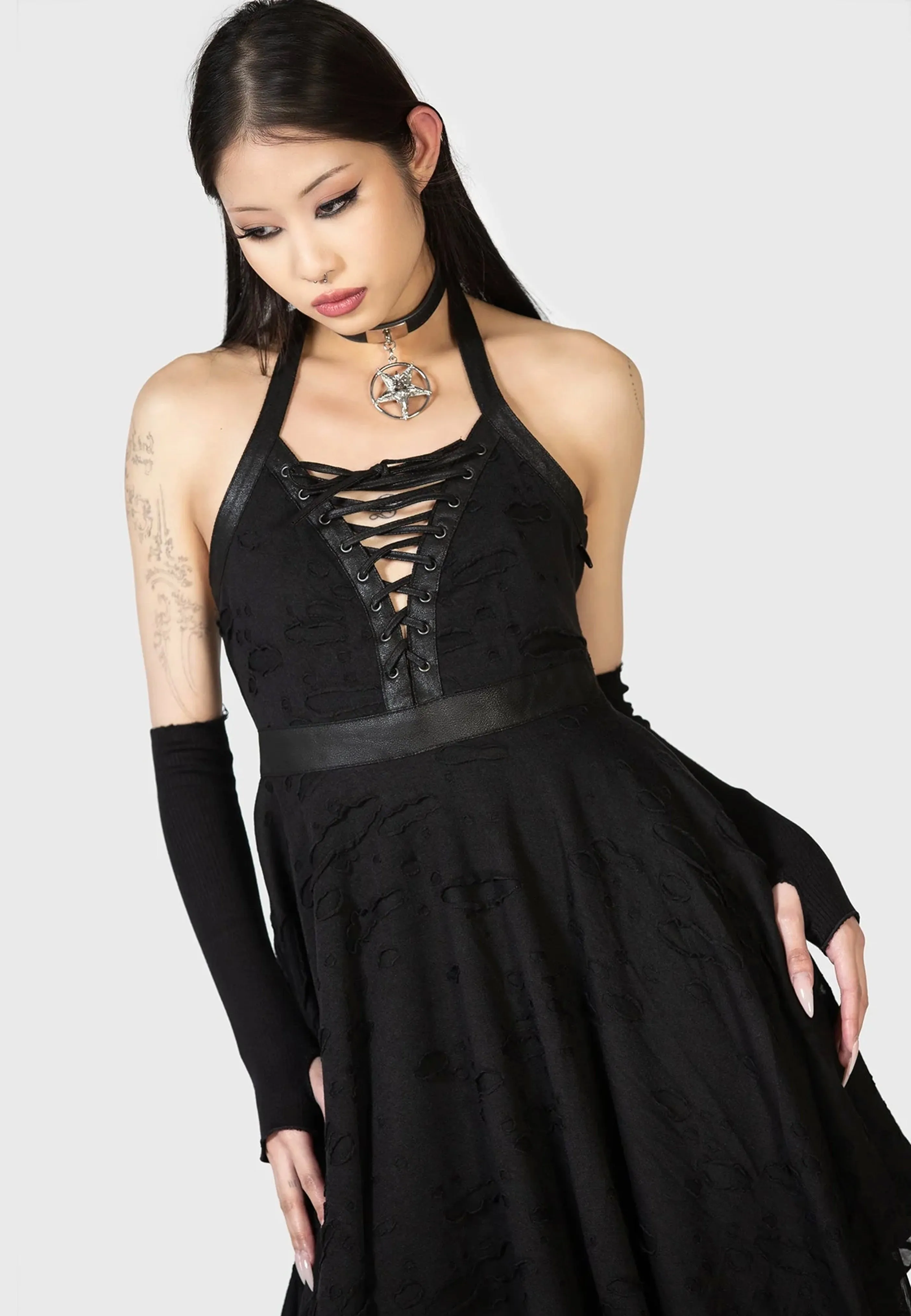 Killstar - Badlands Black - Dress Preppy Style