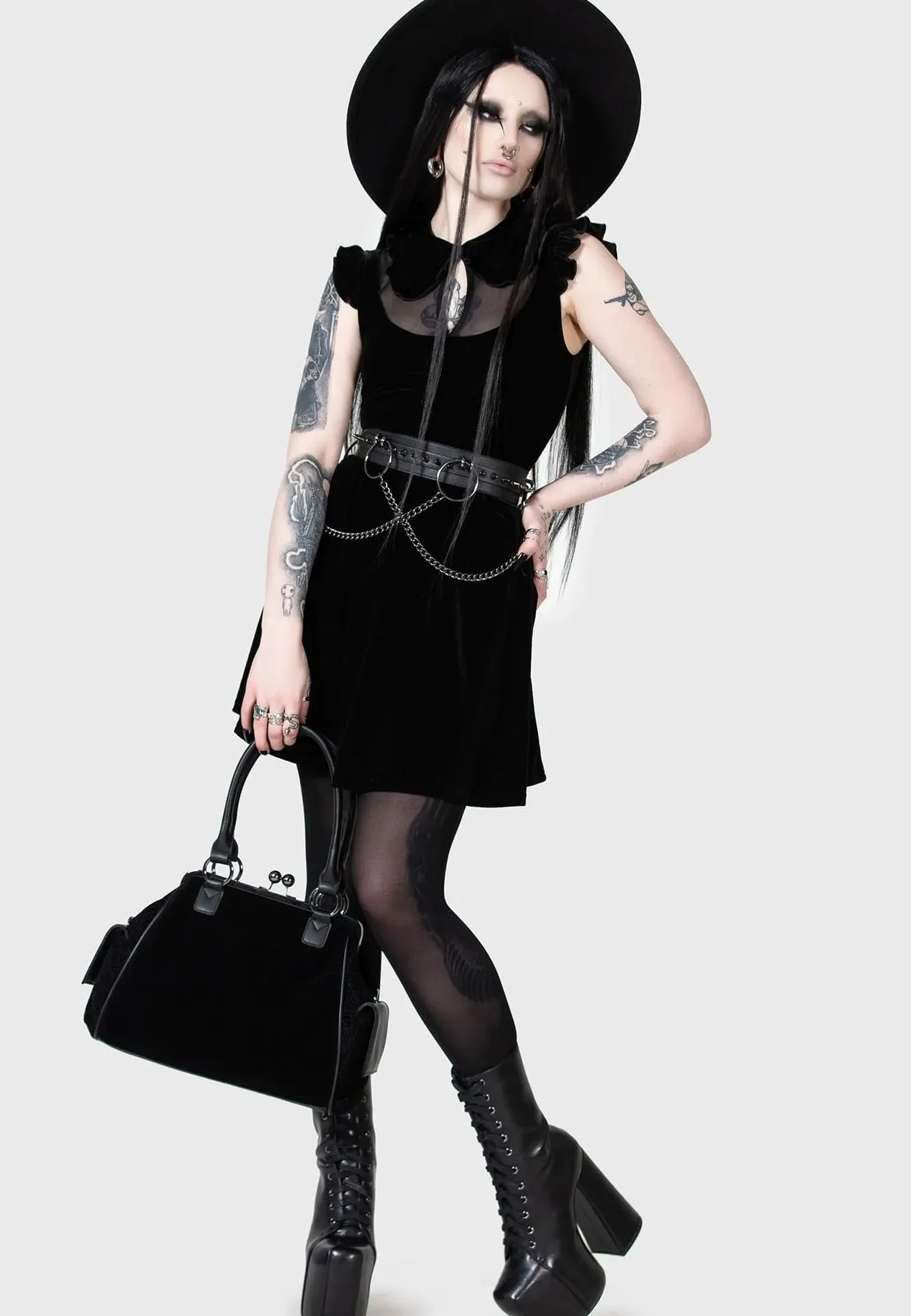 Killstar - Blazeorb Mini Black - Dress Shimmery Gear