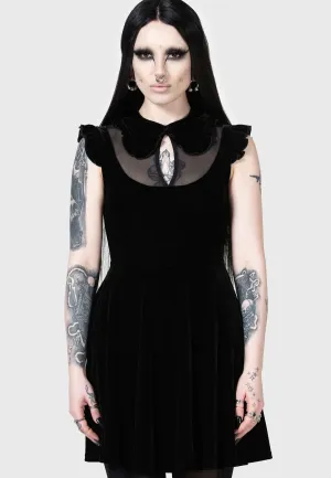 Easy-to-style casual dress Killstar - Blazeorb Mini Black - Dress