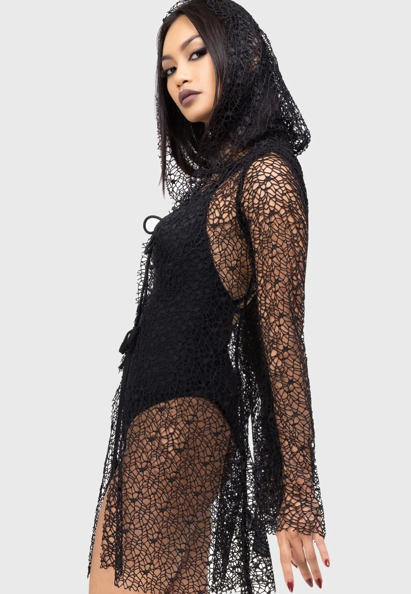 Killstar - Cobweb Cove Black - Cloak Stylish Layer