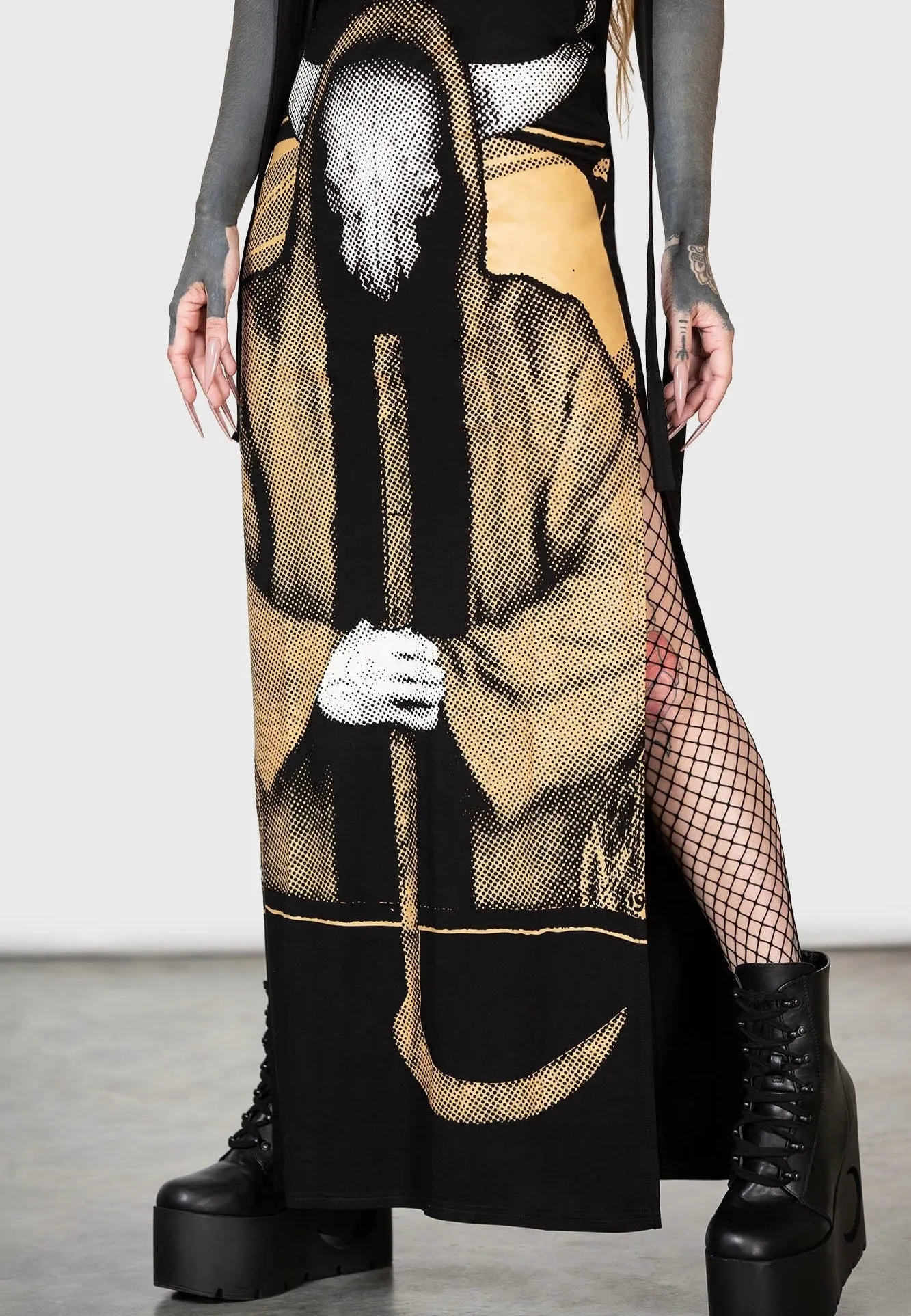 Killstar - Dismay Maxi Black - Dress Art Print