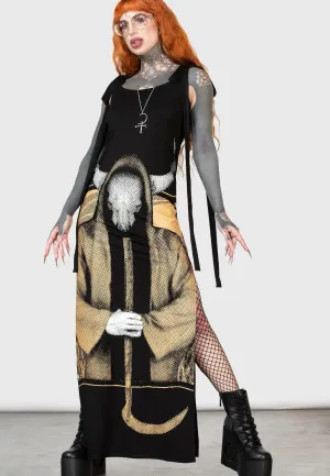 Feminine Style Day-to-evening dress Killstar - Dismay Maxi Black - Dress