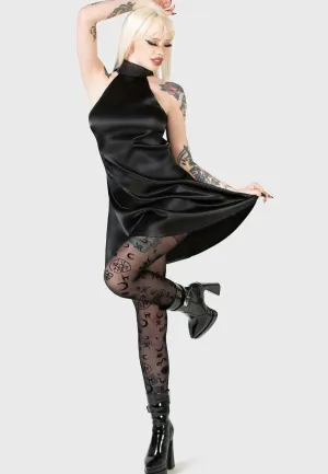 All Day Look Killstar - Elveena Black Medusa Mini Black - Dress