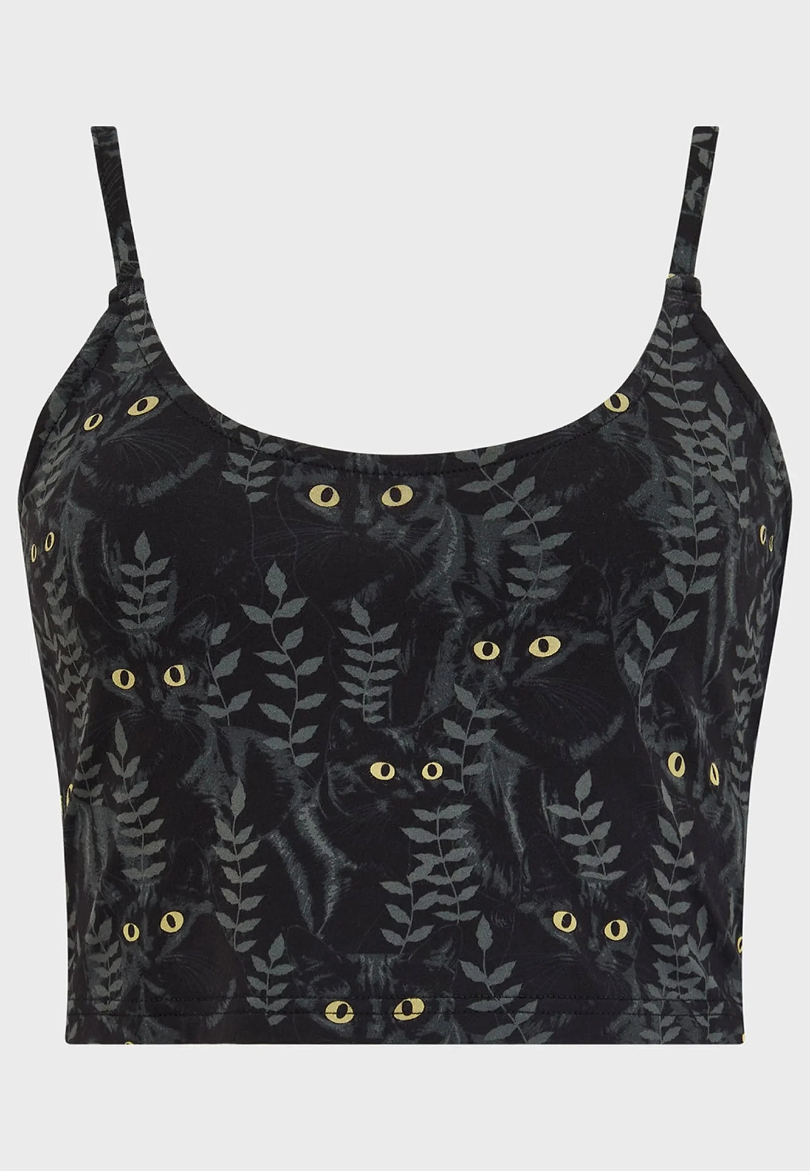 Killstar - Familiar Woods Cami Black - Top Stackable units