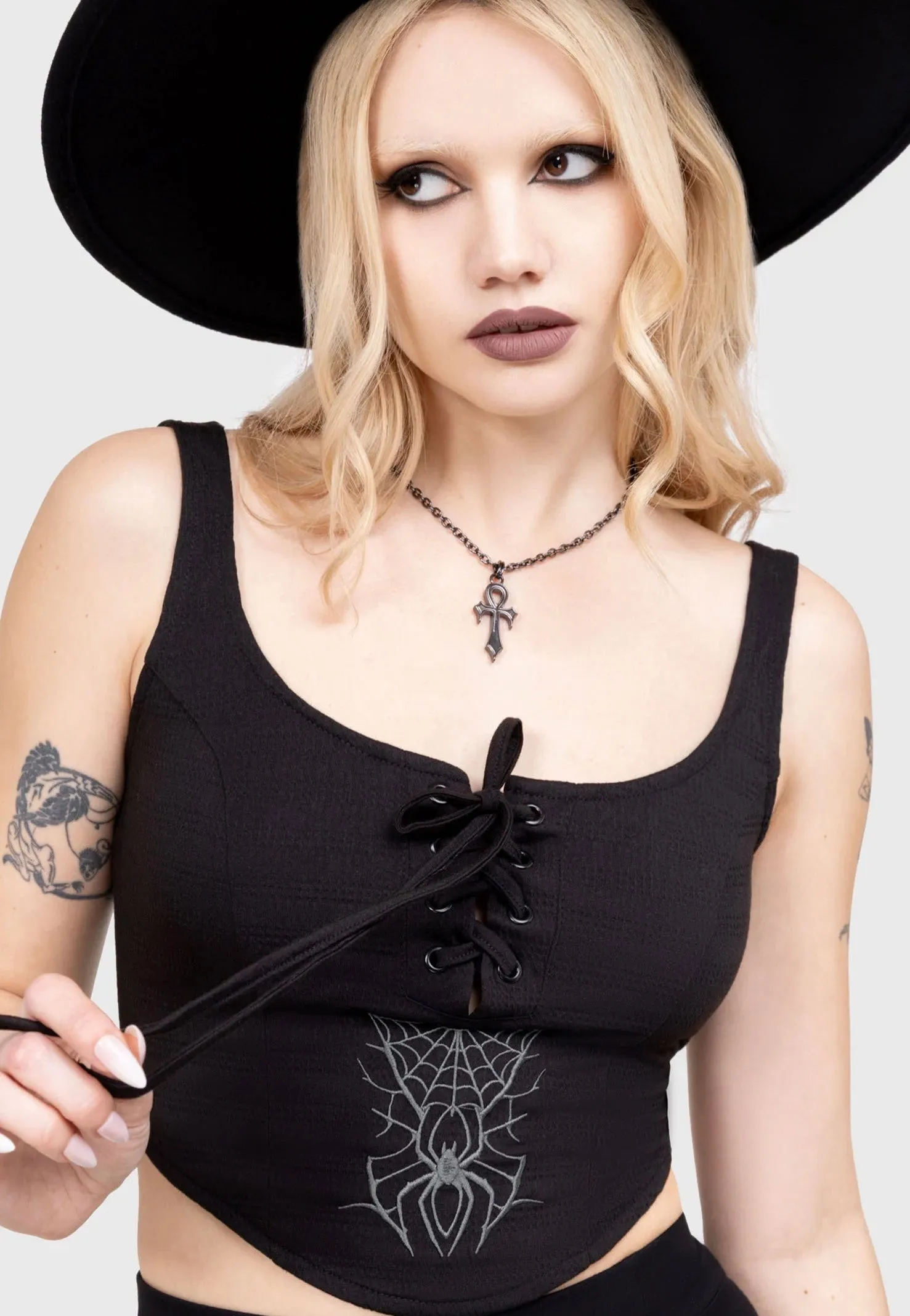 Killstar - Grimwatch Black - Corset Natural units