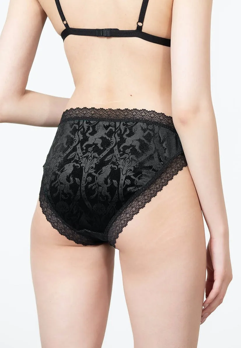Killstar - Hear Me Roar Black - Panties Signature Mark