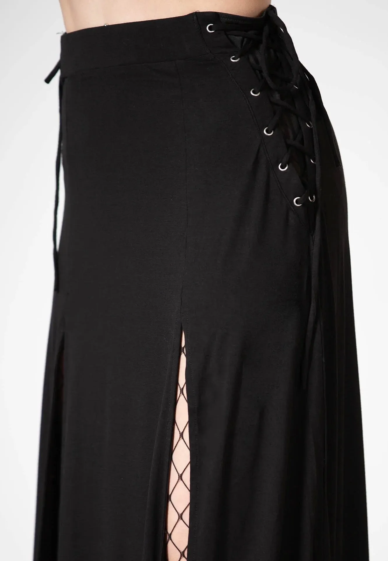 Killstar - Hellverina Split Maxi - Skirt Comfy Look