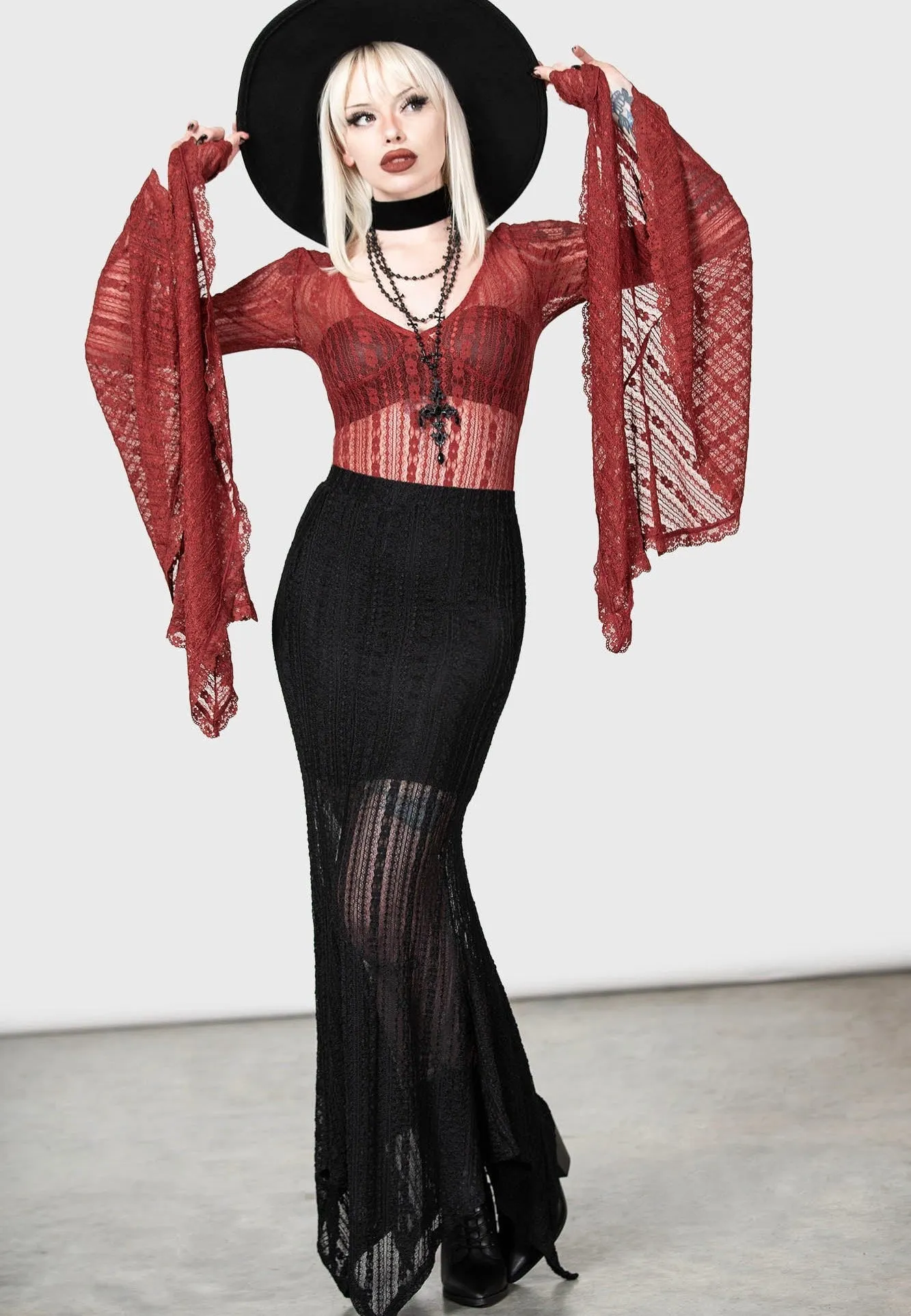 Killstar - Juliet's Betrayal - Maxi Skirt Smart Finish