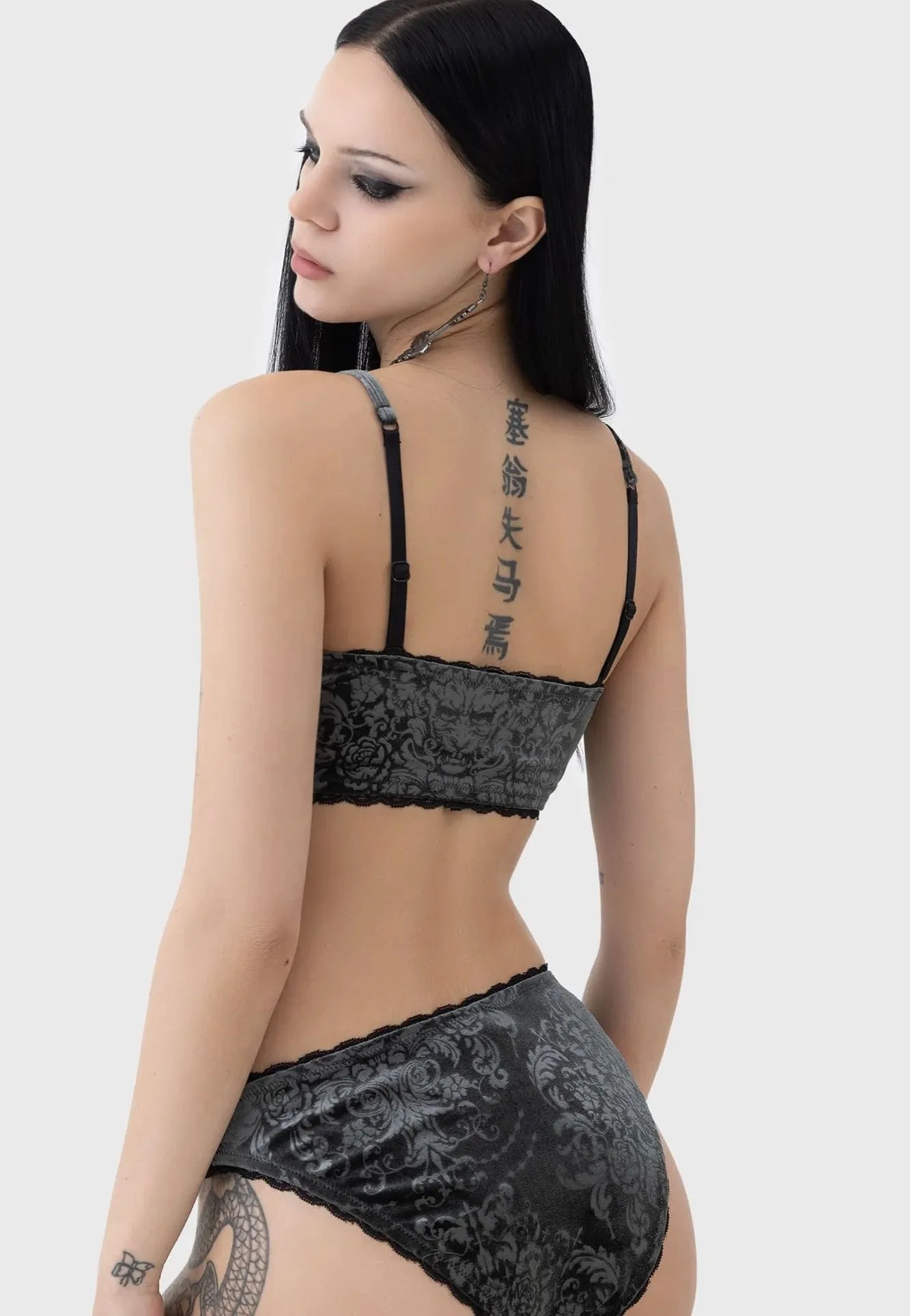 Killstar - Raveena Grey - Bra Cool-Touch Grade