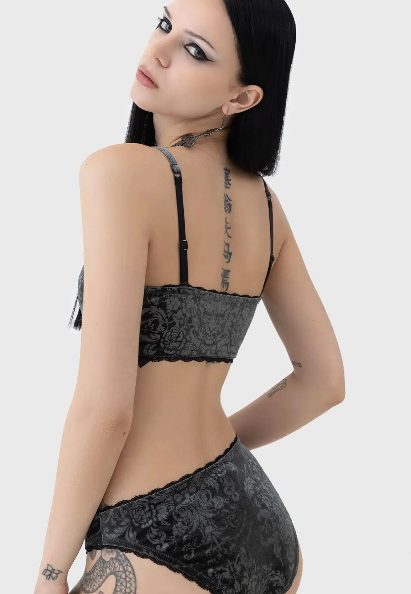 Killstar - Raveena Grey - Bra Cool-Touch Grade
