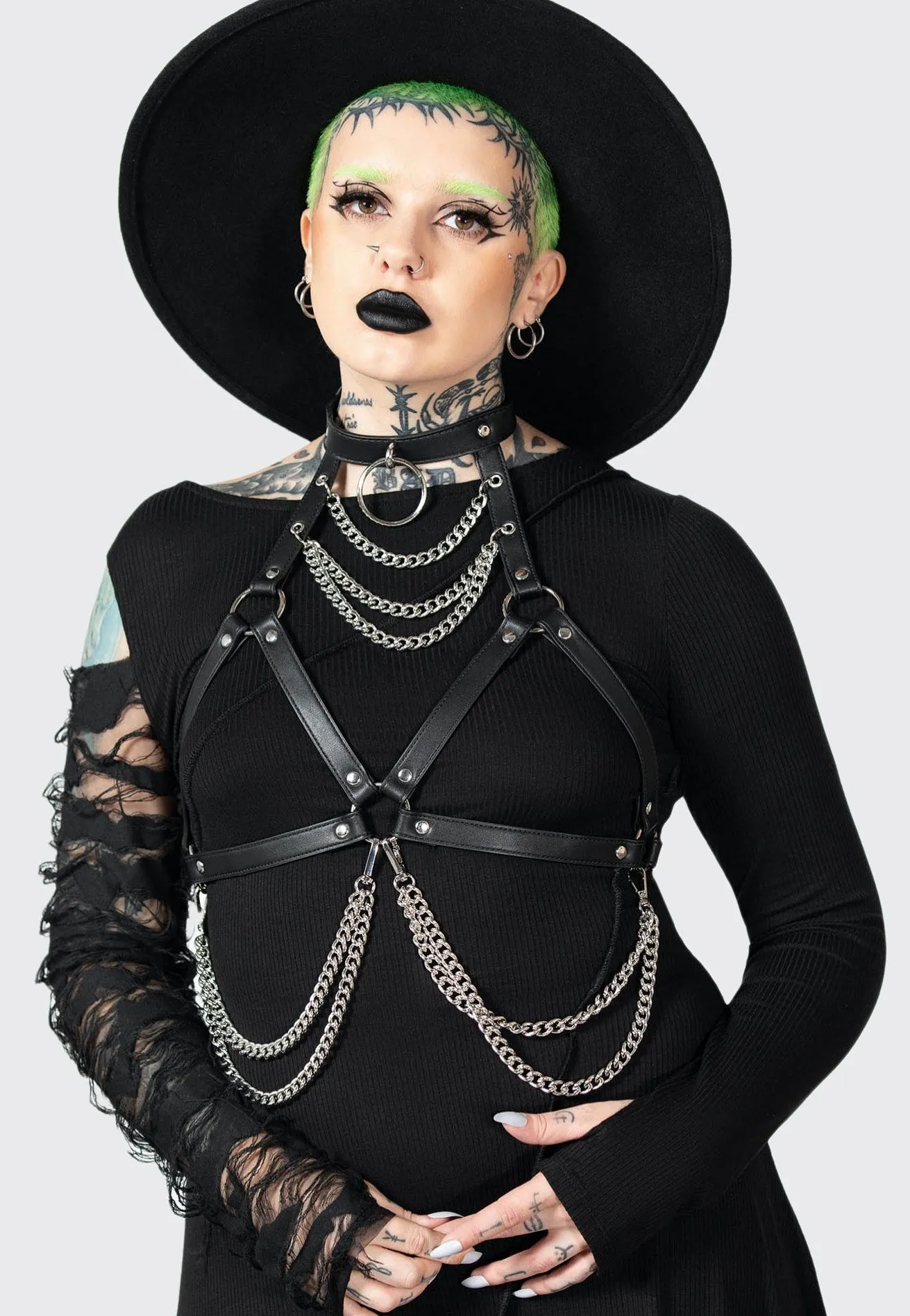 Killstar - Rowena Black - Dress Machine wash