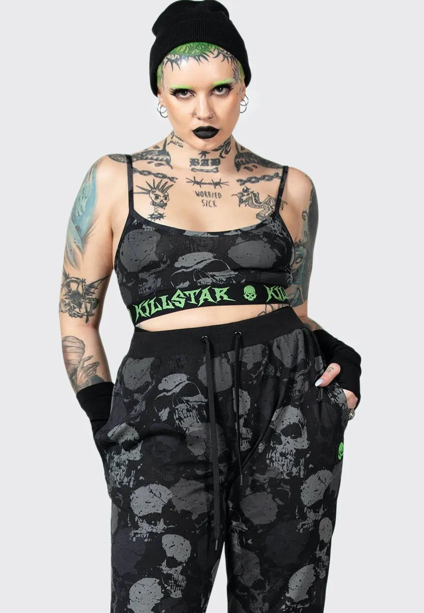 Killstar - Tzompantli Crop Black - Bra Modern Shape