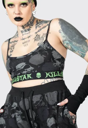 Smooth Commute Killstar - Tzompantli Crop Black - Bra