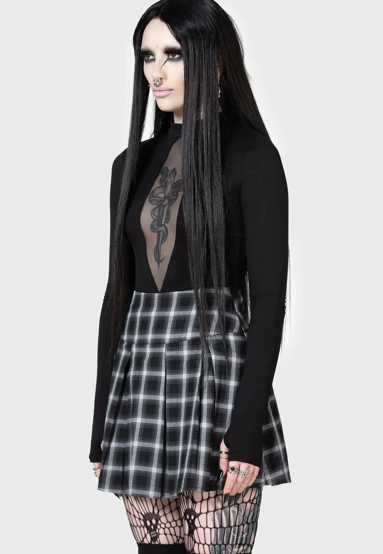 Killstar x Kihilist - Artem Black - Skirt soft look