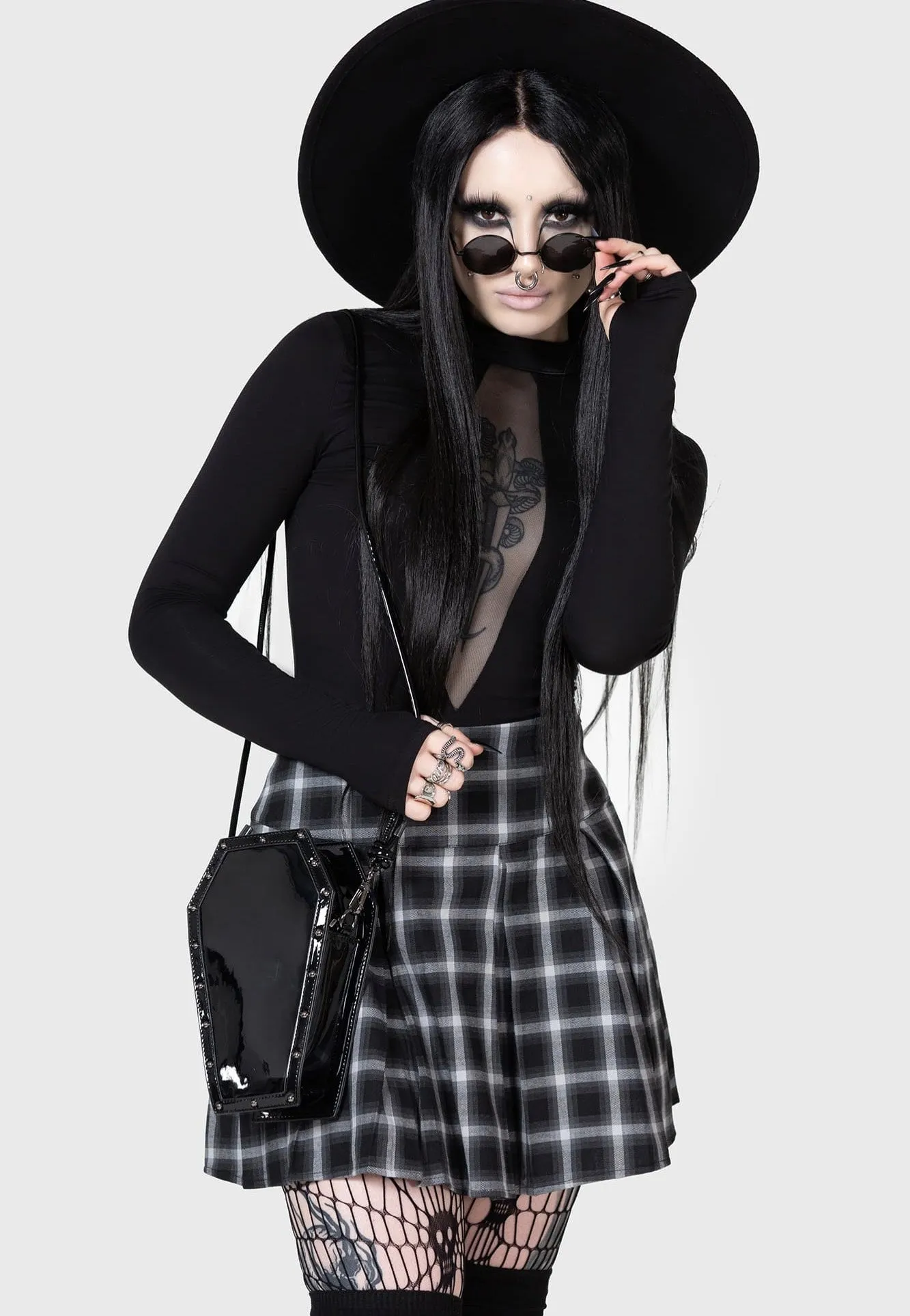 Killstar x Kihilist - Artem Black - Skirt soft look