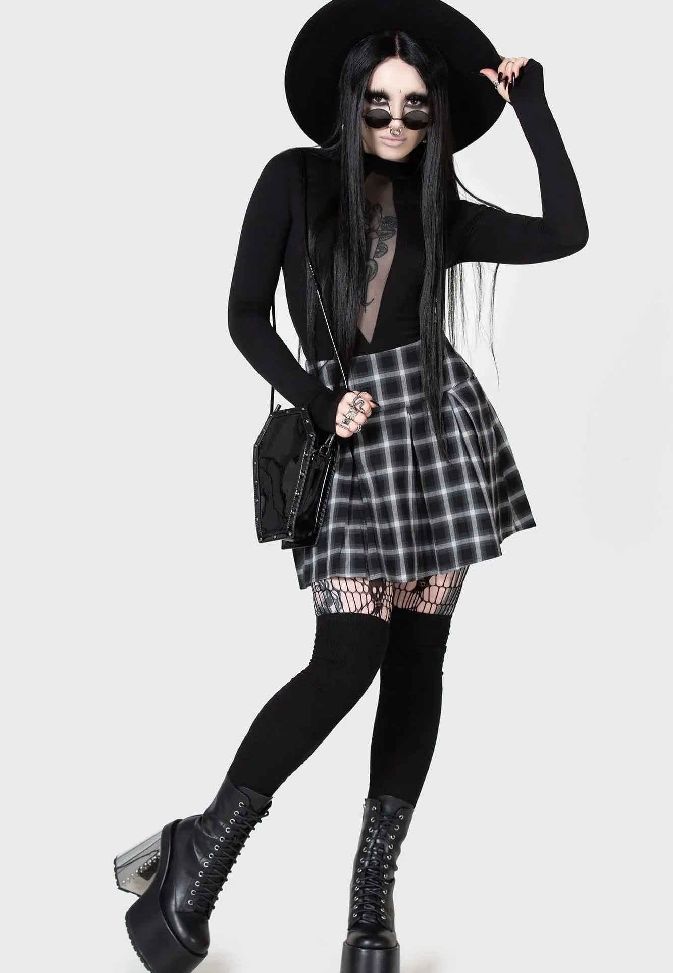 Killstar x Kihilist - Artem Black - Skirt soft look