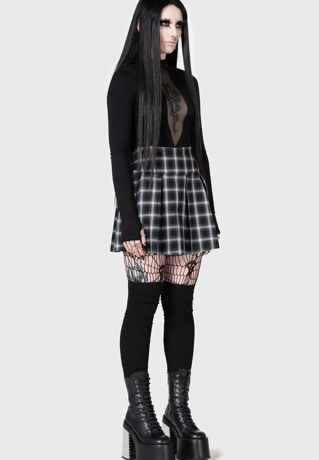 Killstar x Kihilist - Artem Black - Skirt soft look