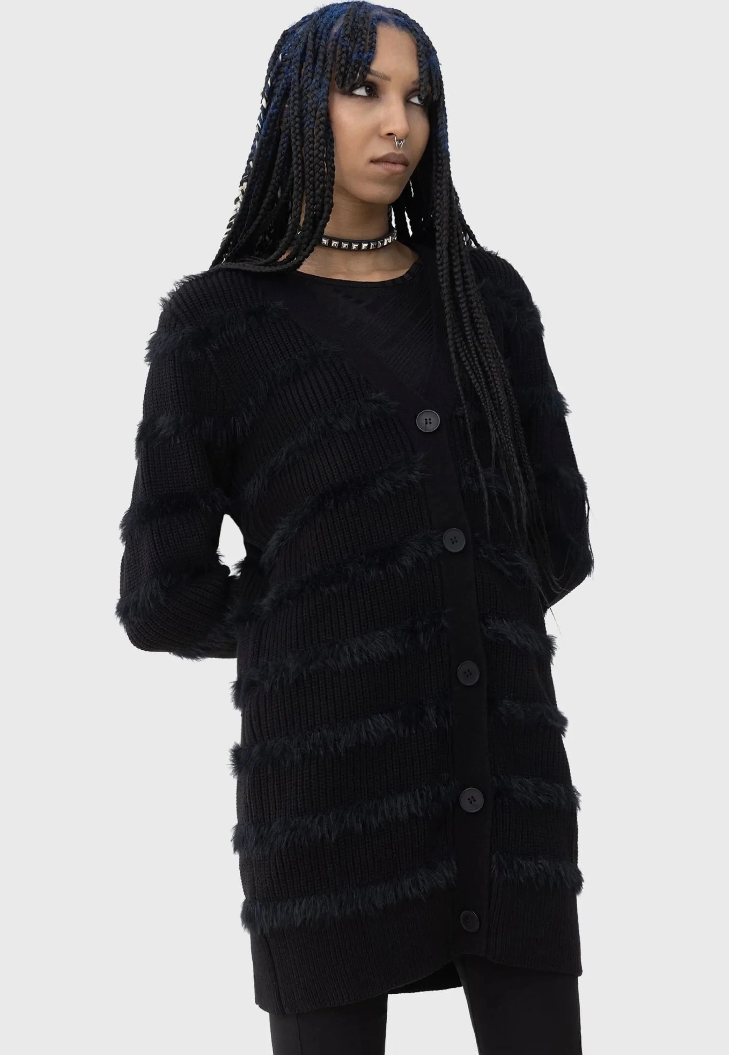 Killstar x Kihilist - Astera Black - Cardigan Street Vibe Winter Essentials