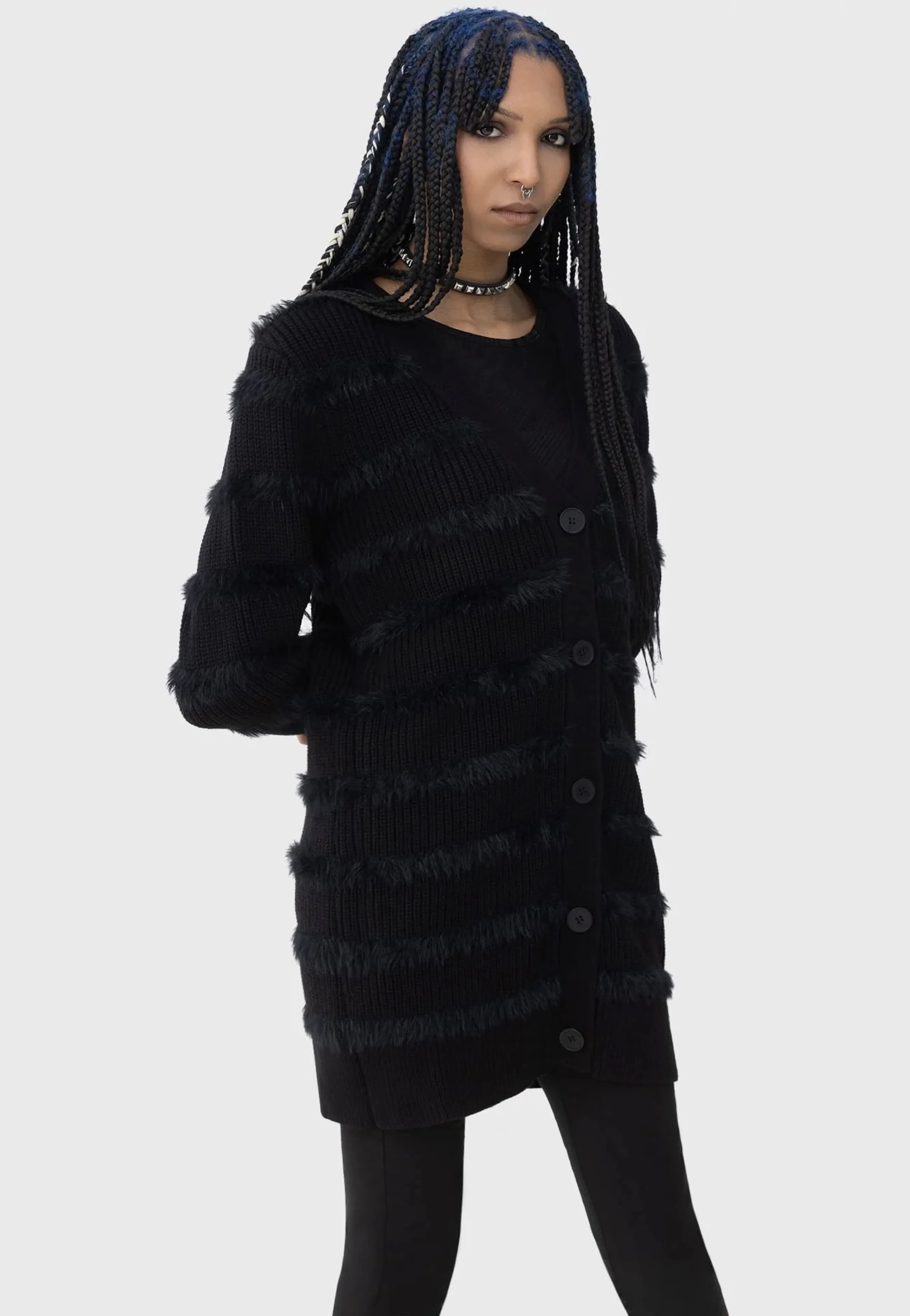 Killstar x Kihilist - Astera Black - Cardigan Cosmic design