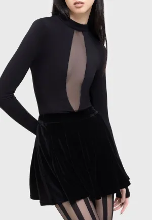 Killstar x Kihilist - Cybernova Black - Skirt Elegant Feel