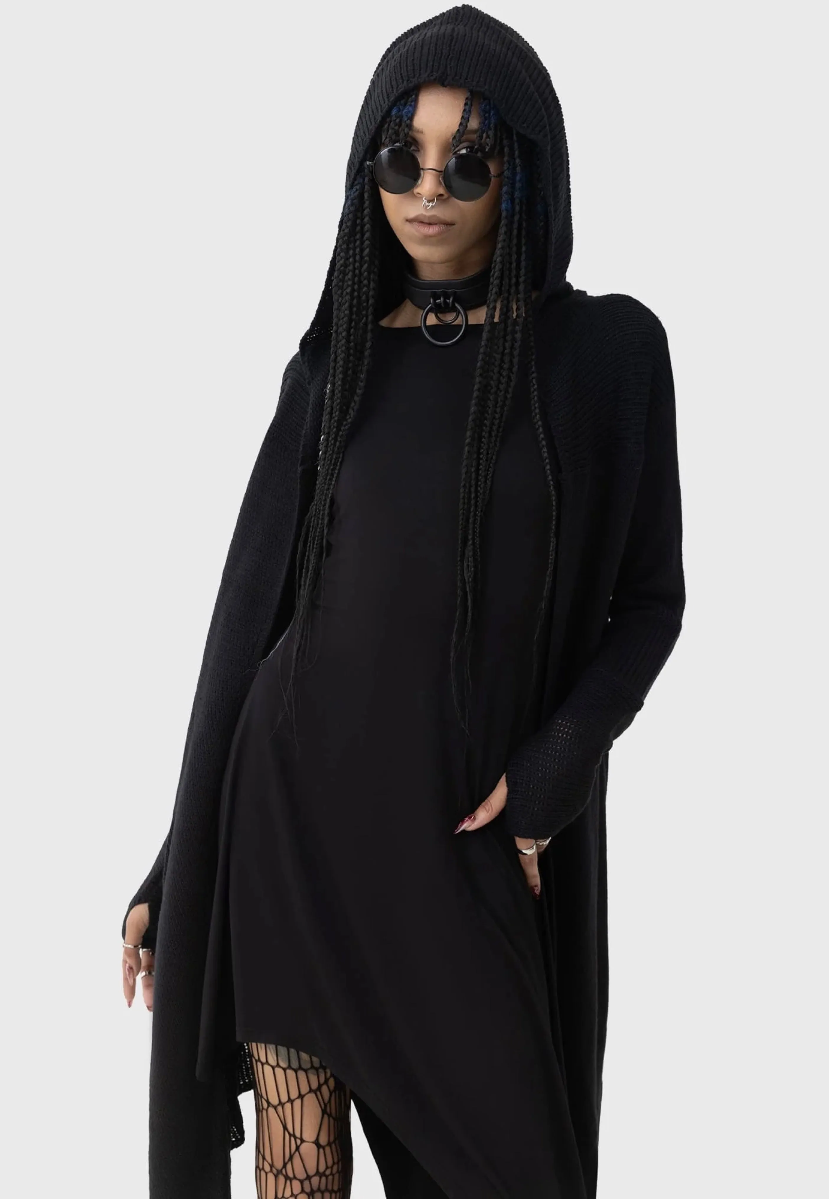 Killstar x Kihilist - Last Quarter Hooded Black - Cardigan Audiobook