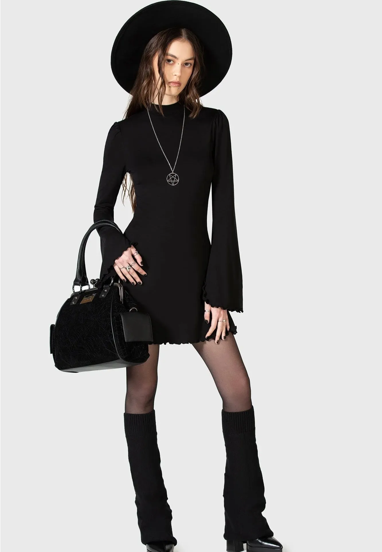 Modern Look Killstar x Kihilist - Of The Blade Mini Black - Dress