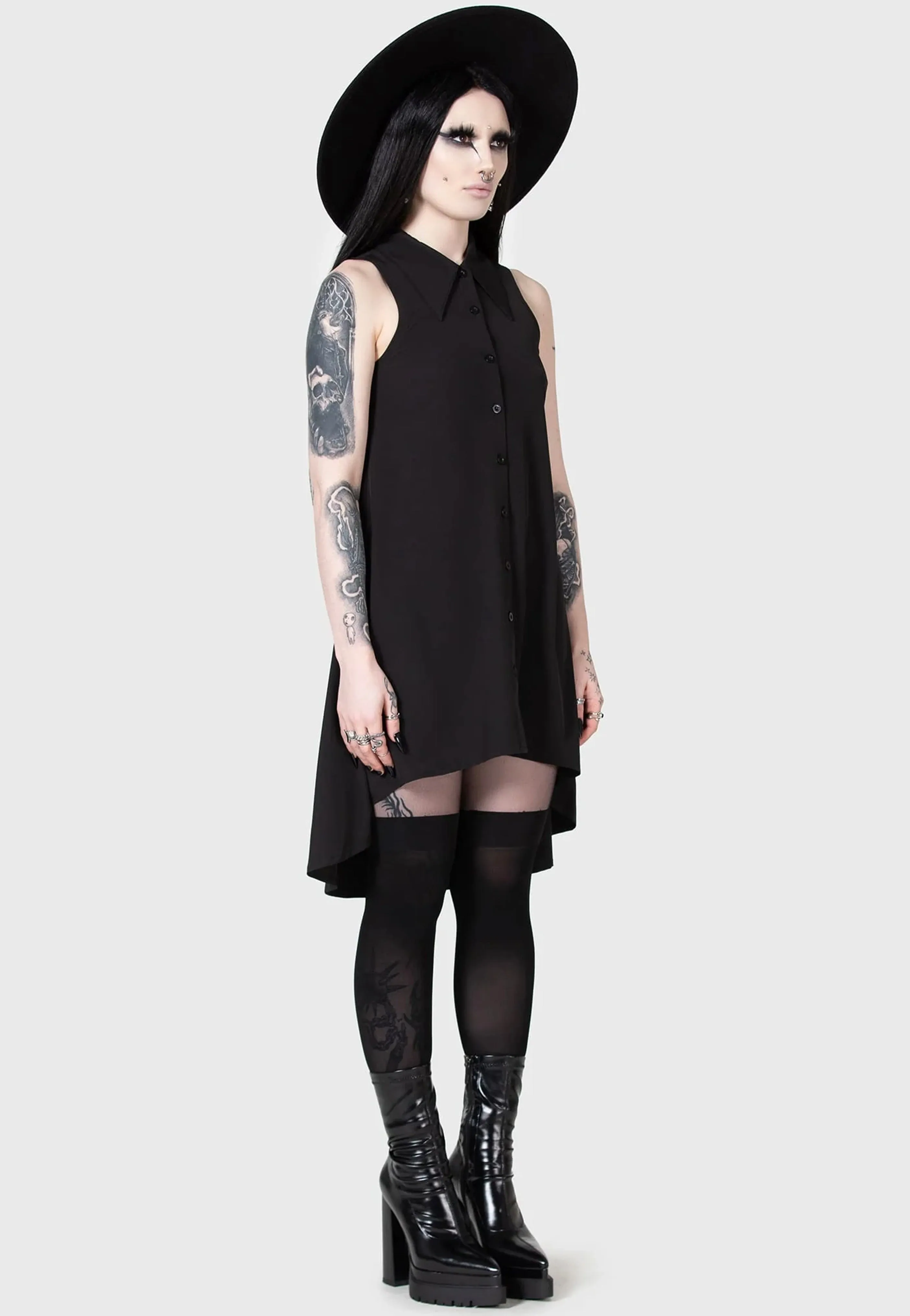 Killstar x Kihilist - Olde Night - Dress Cowl Neck