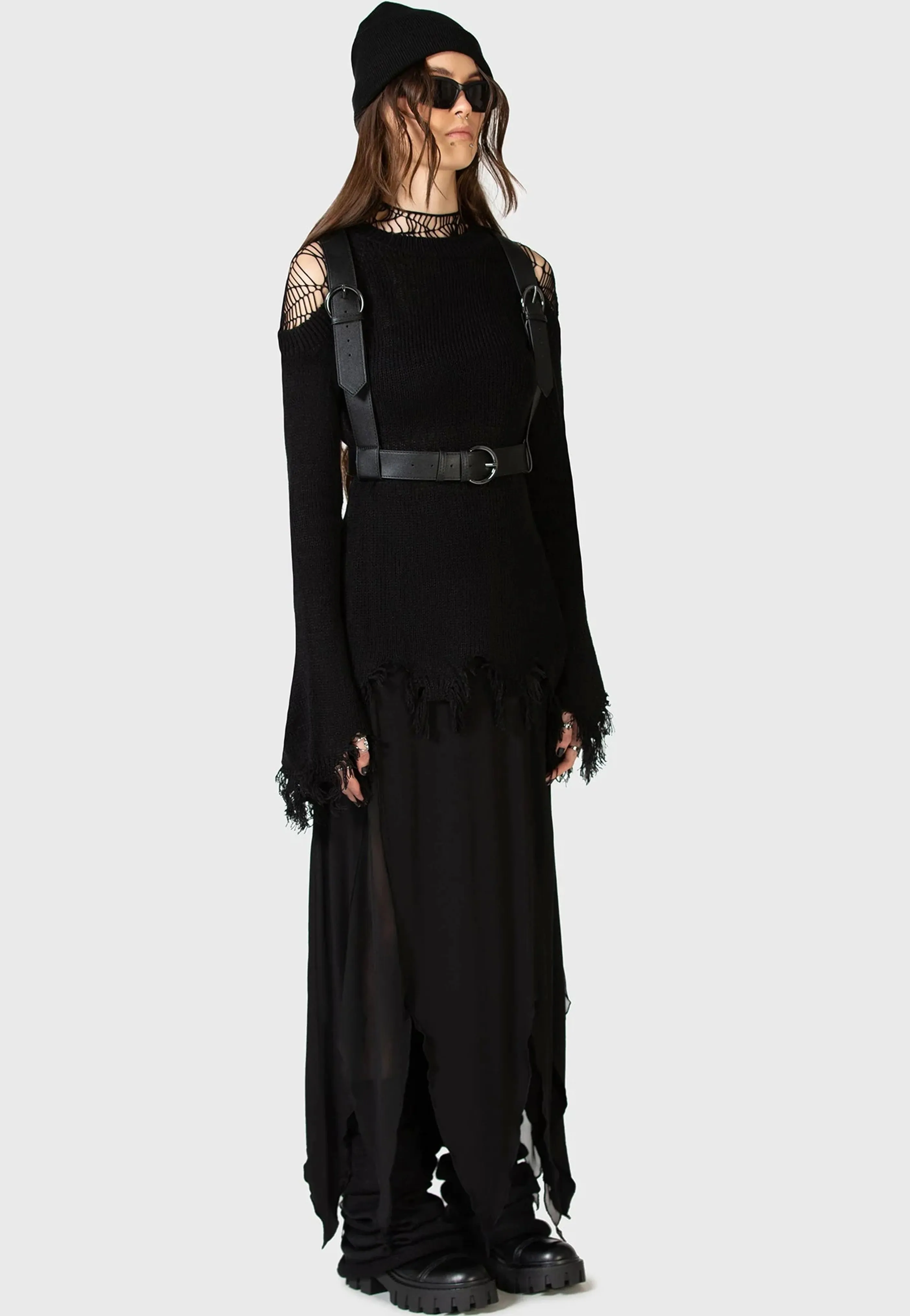 Killstar x Kihilist - The Grimmer The Better Midi - Skirt Versatile Touch