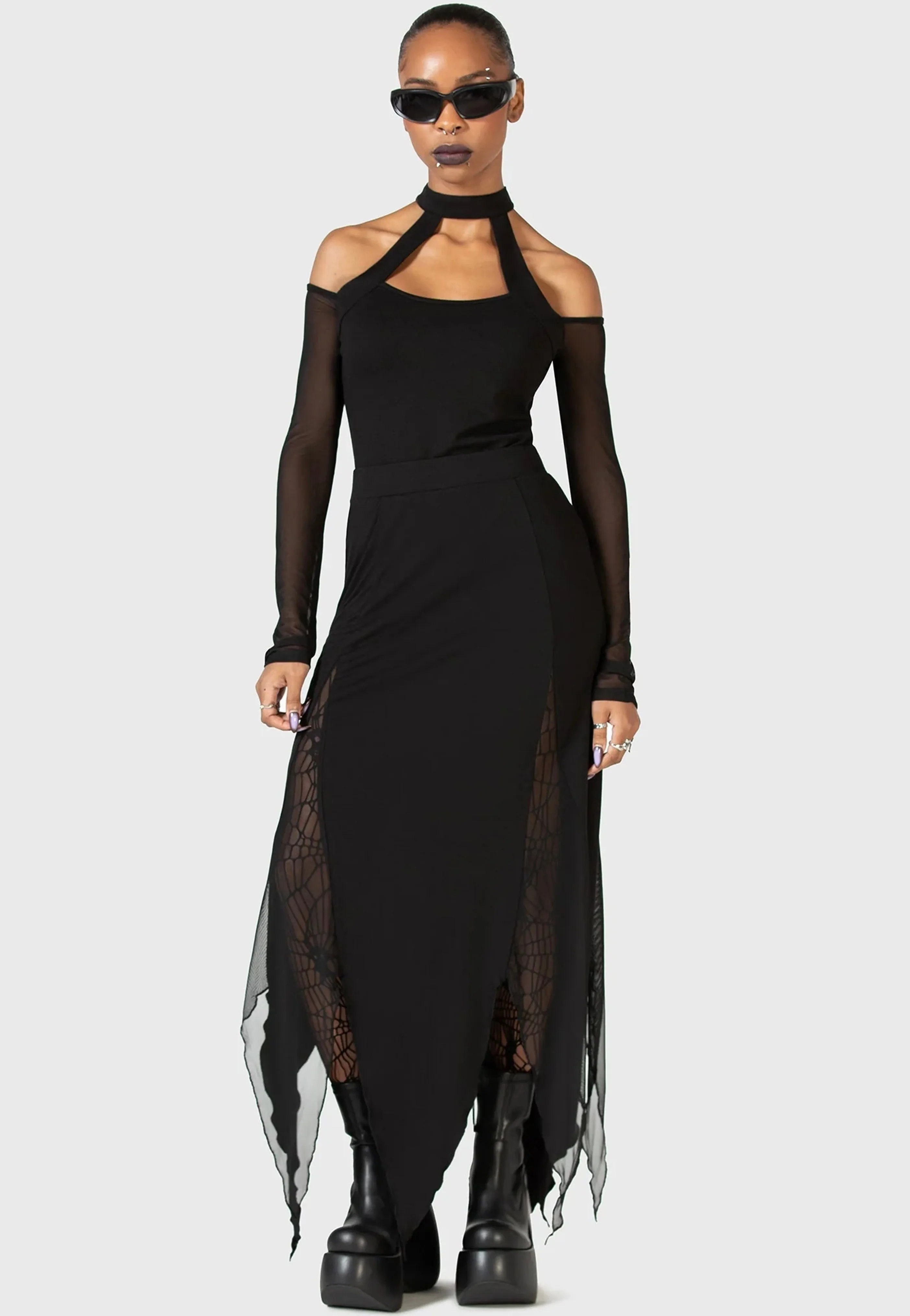 Killstar x Kihilist - The Grimmer The Better Midi - Skirt Comfort Innovation