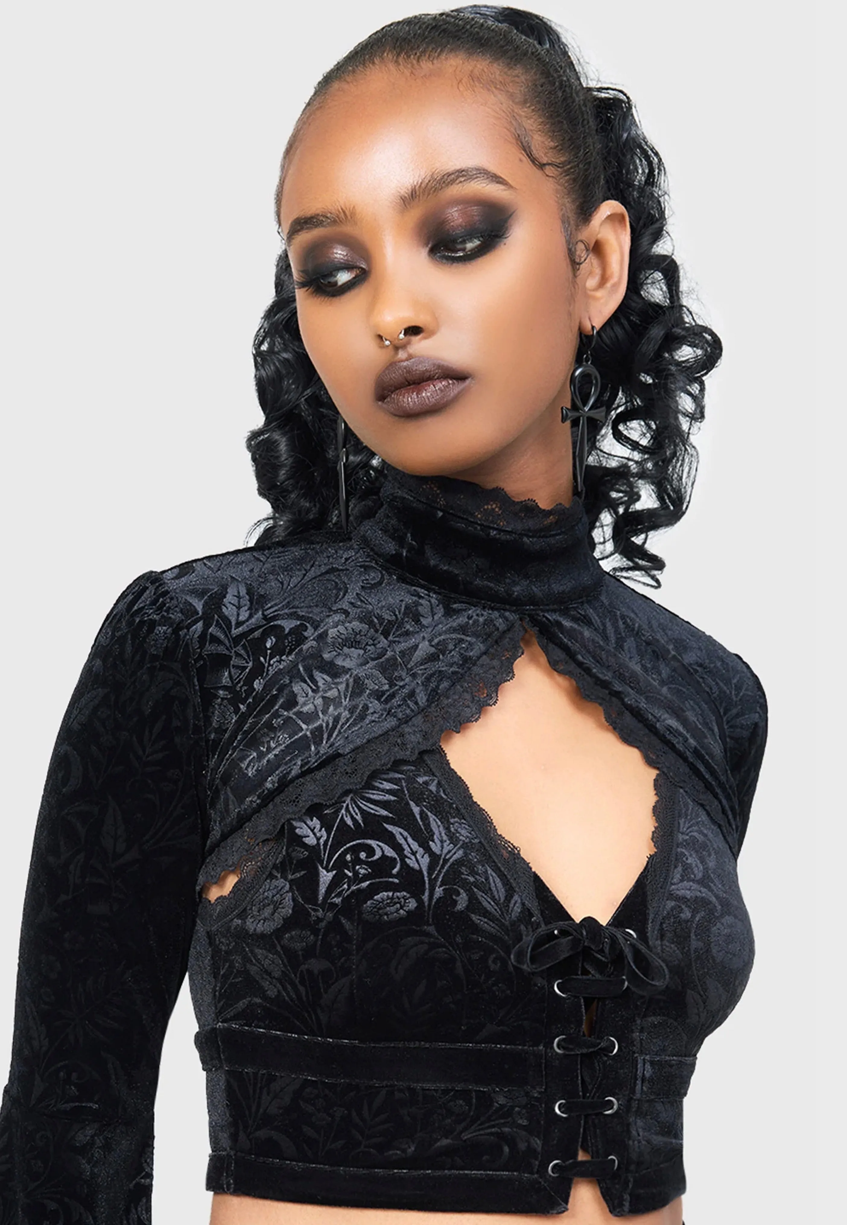 Rest Professionals Killstar x Moonbloom - Vipers Nest Black - Bra