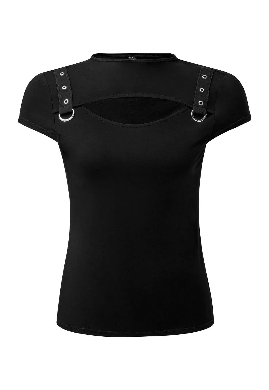 Killstar - Xara Keyhole Black - Top Street Style