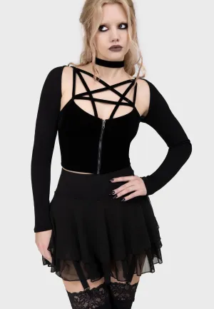 Style Vibes Killstar - Yasumi Mesh - Skirt