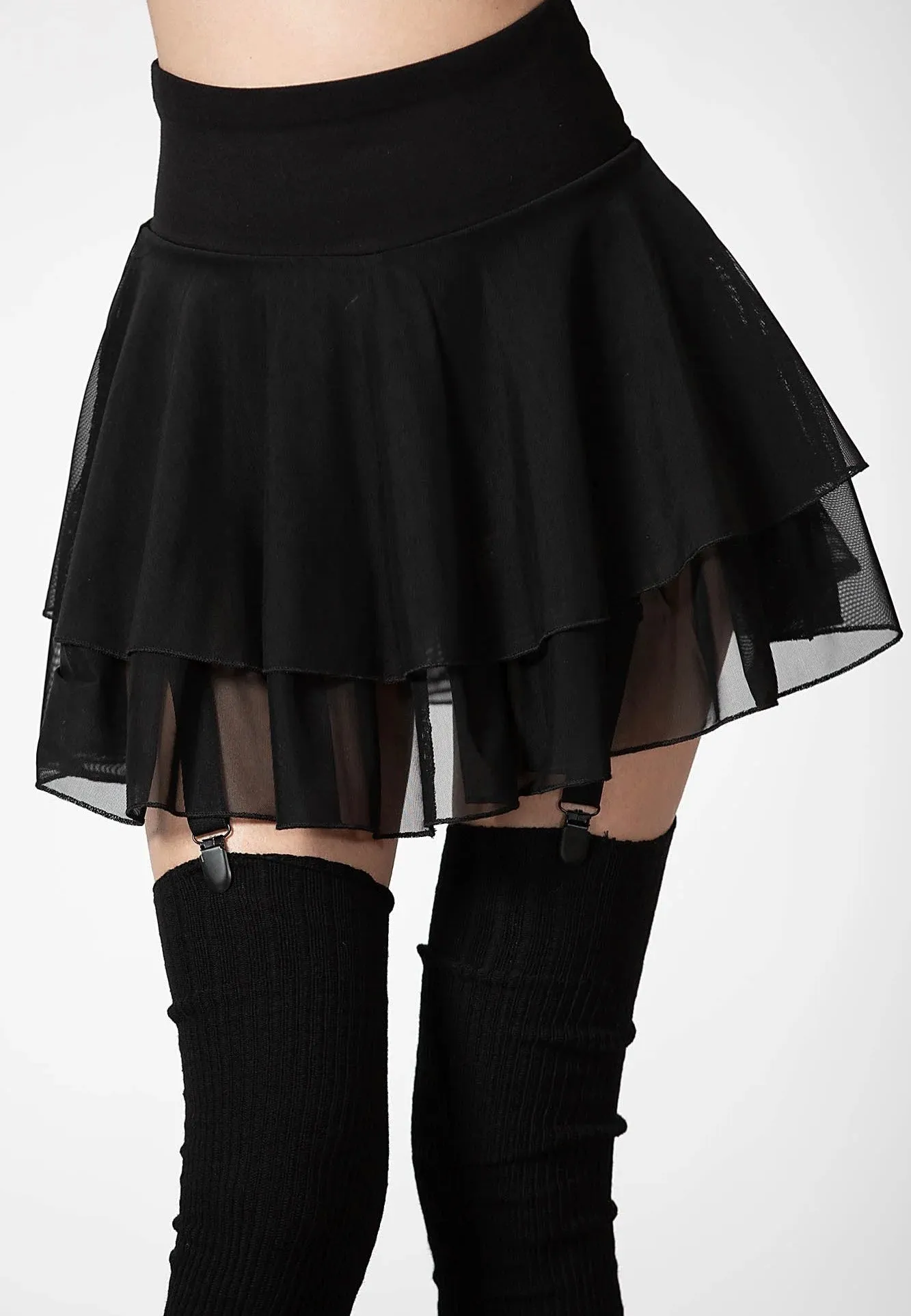 Killstar - Yasumi Mesh - Skirt Animal Print