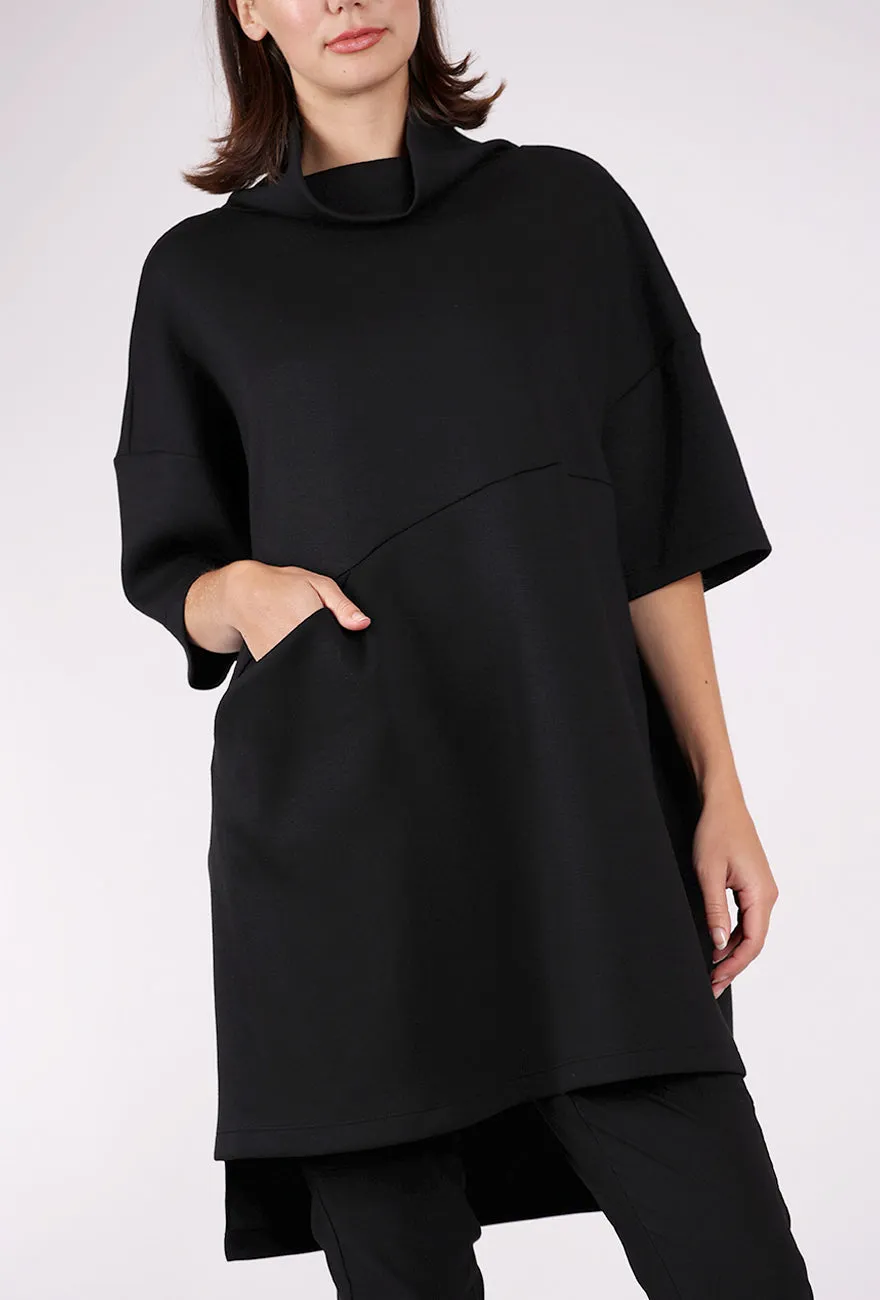 Laba Tunic, Black Lightweight Feel