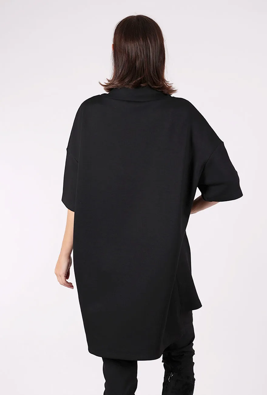 Laba Tunic, Black Lightweight Feel