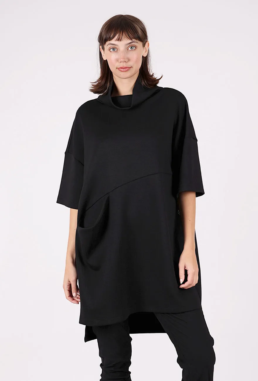 Laba Tunic, Black early winter match