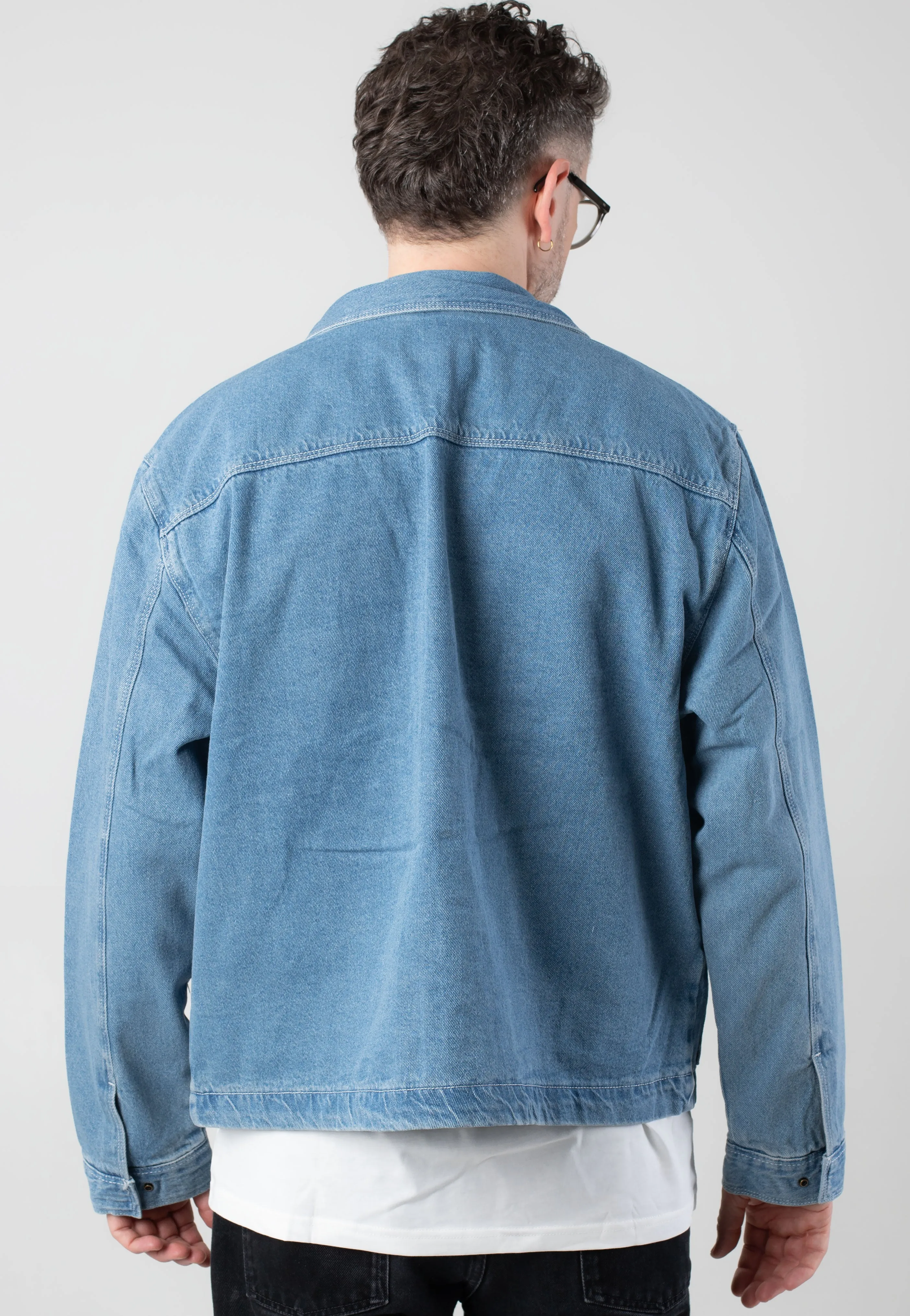 Lace insert Vans - McAvoy Denim Station Stonewash/Blue - Jeans Jacket