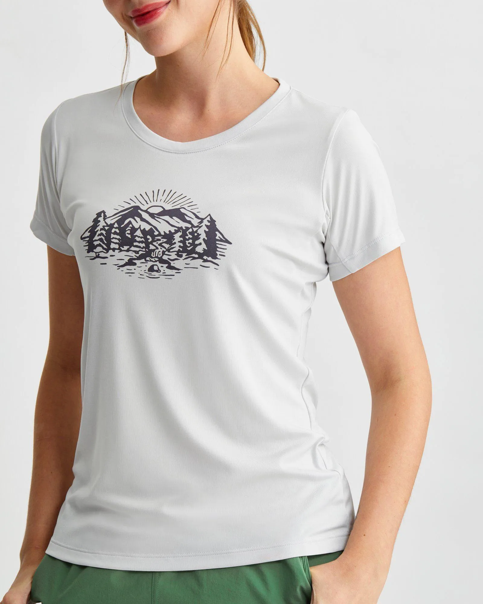 Laid - back - relaxed W's Trailblazer Tee- Sunrise