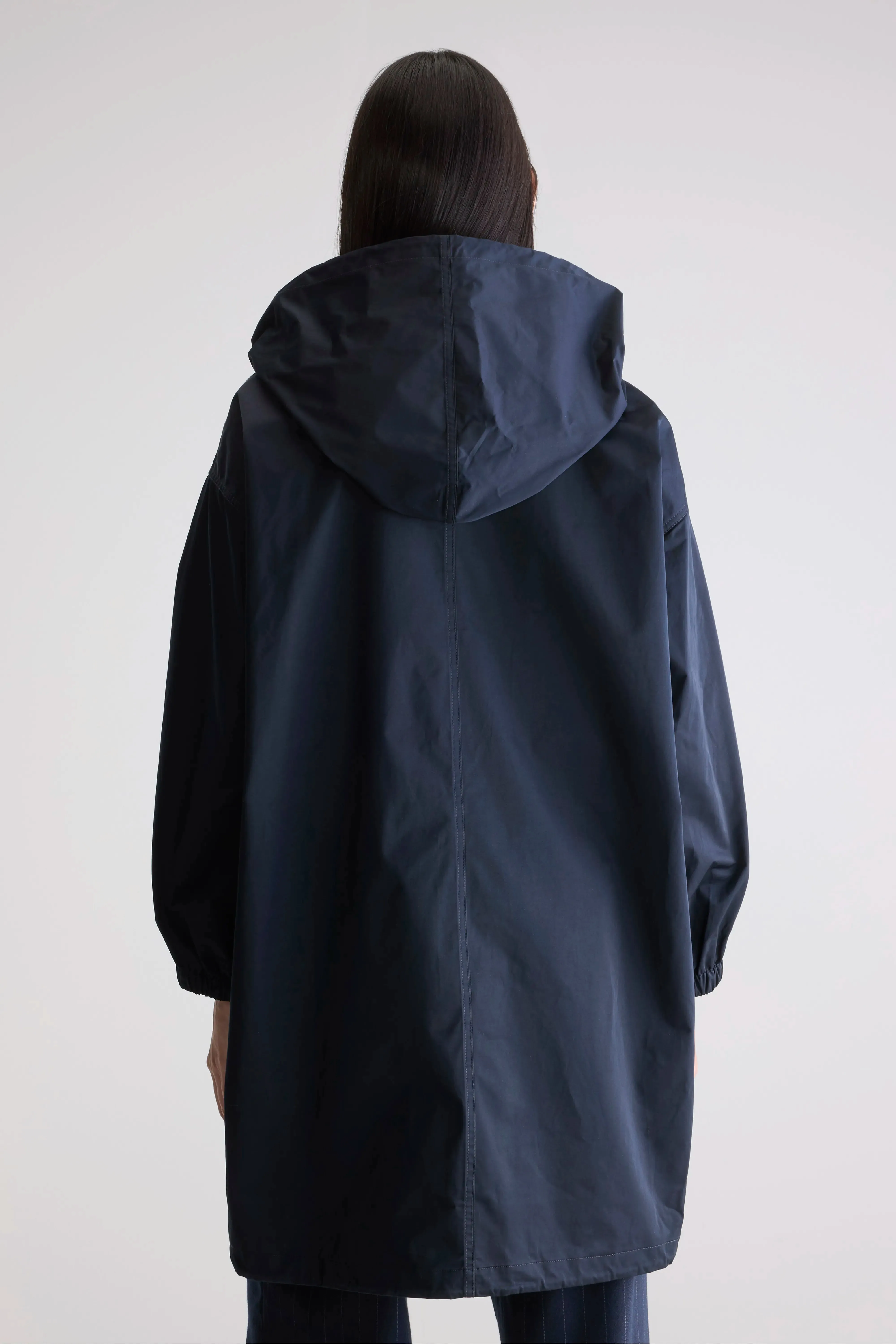 Laos hooded parka (242 / W / NAVY) Sharp Look