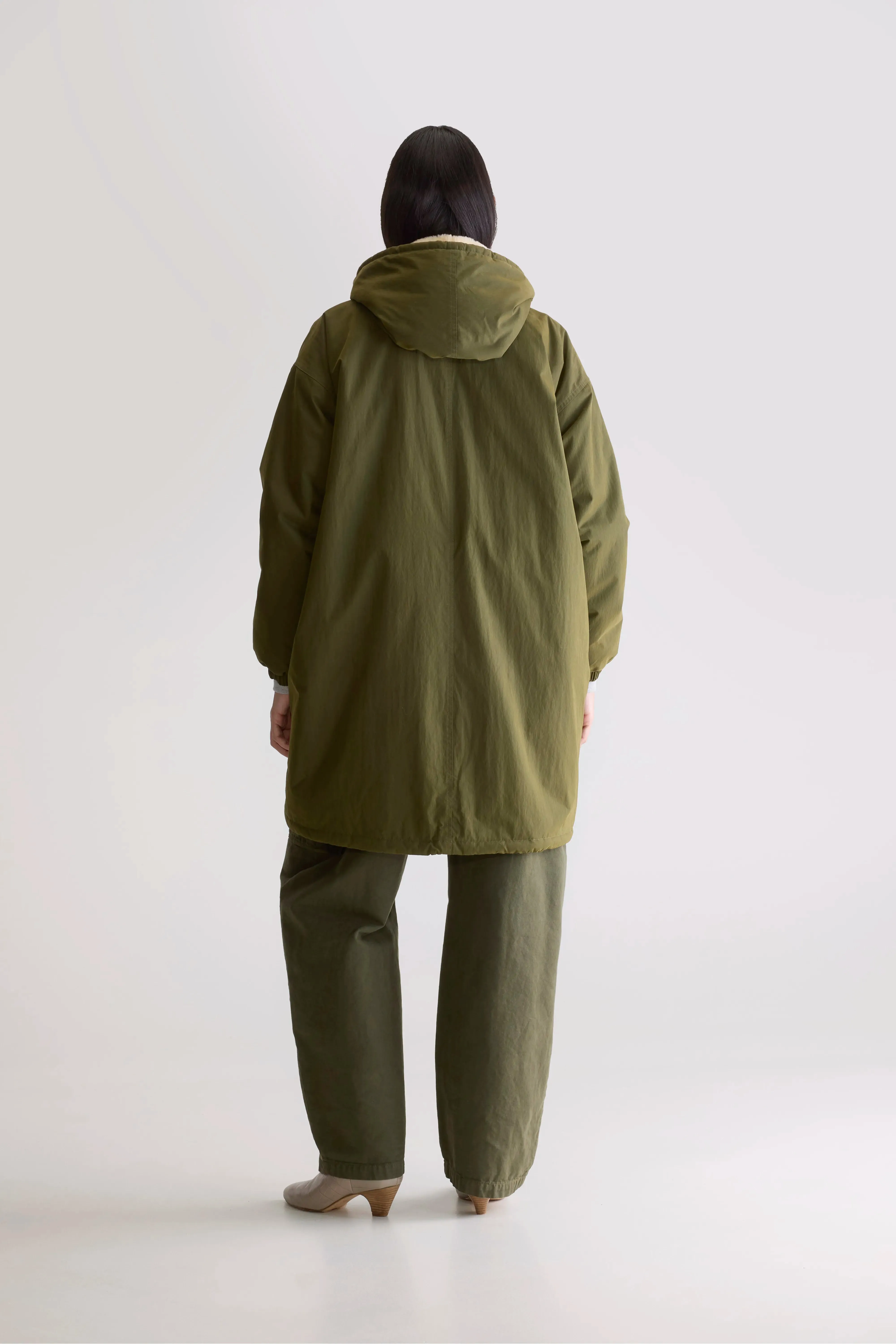 Laos hooded parka (242 / W / OLIVE) Versatile Fit Style