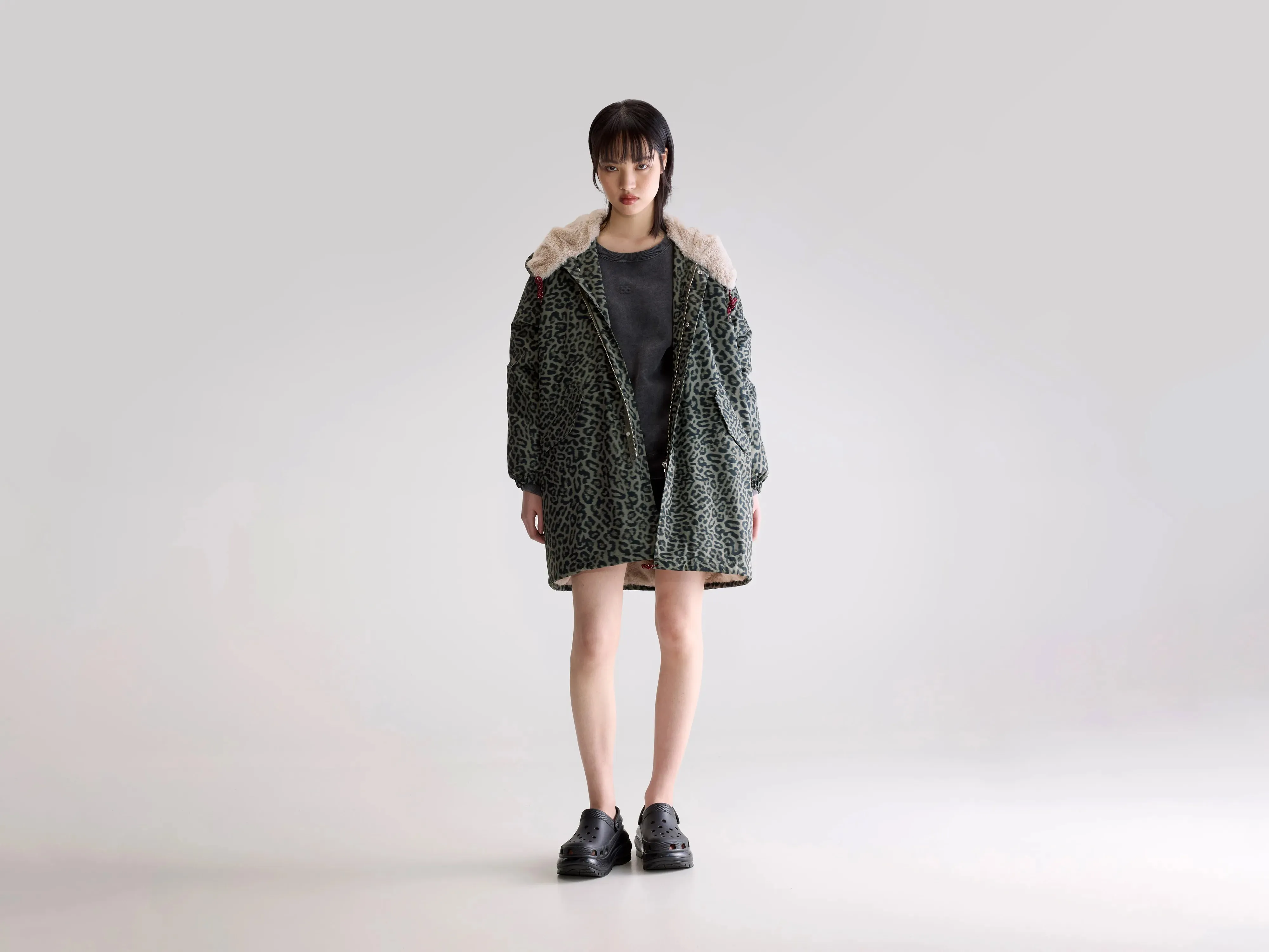 Laos hooded parka (252 / W / COMBO A) Transitional Wear