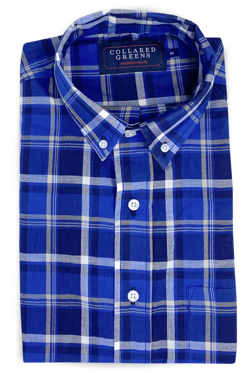 lapel classic Pembroke: Brookline Button Down Shirt - Blue