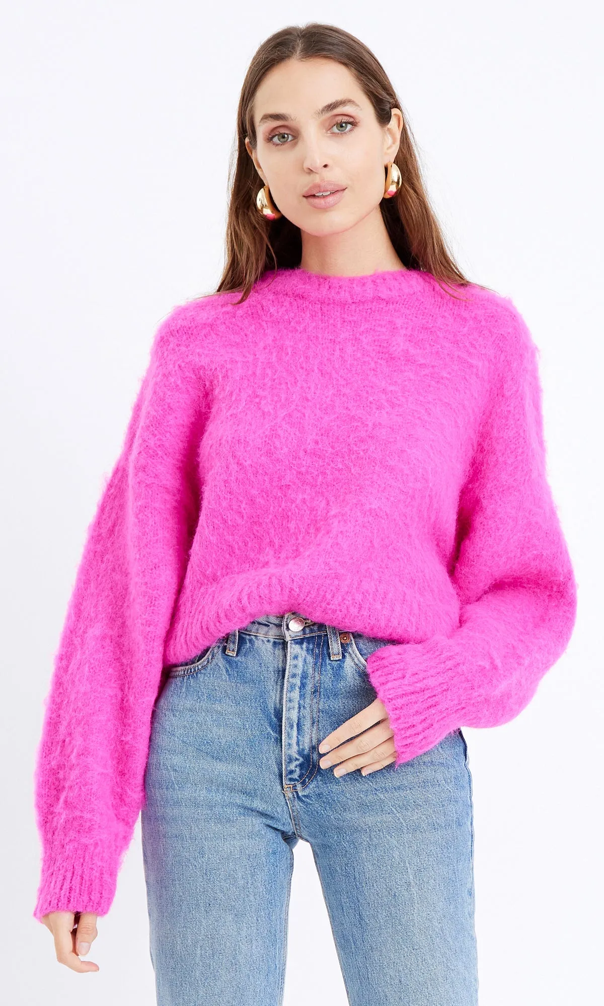 Larson Cozy Fuzy Sweater Versatile Shirt