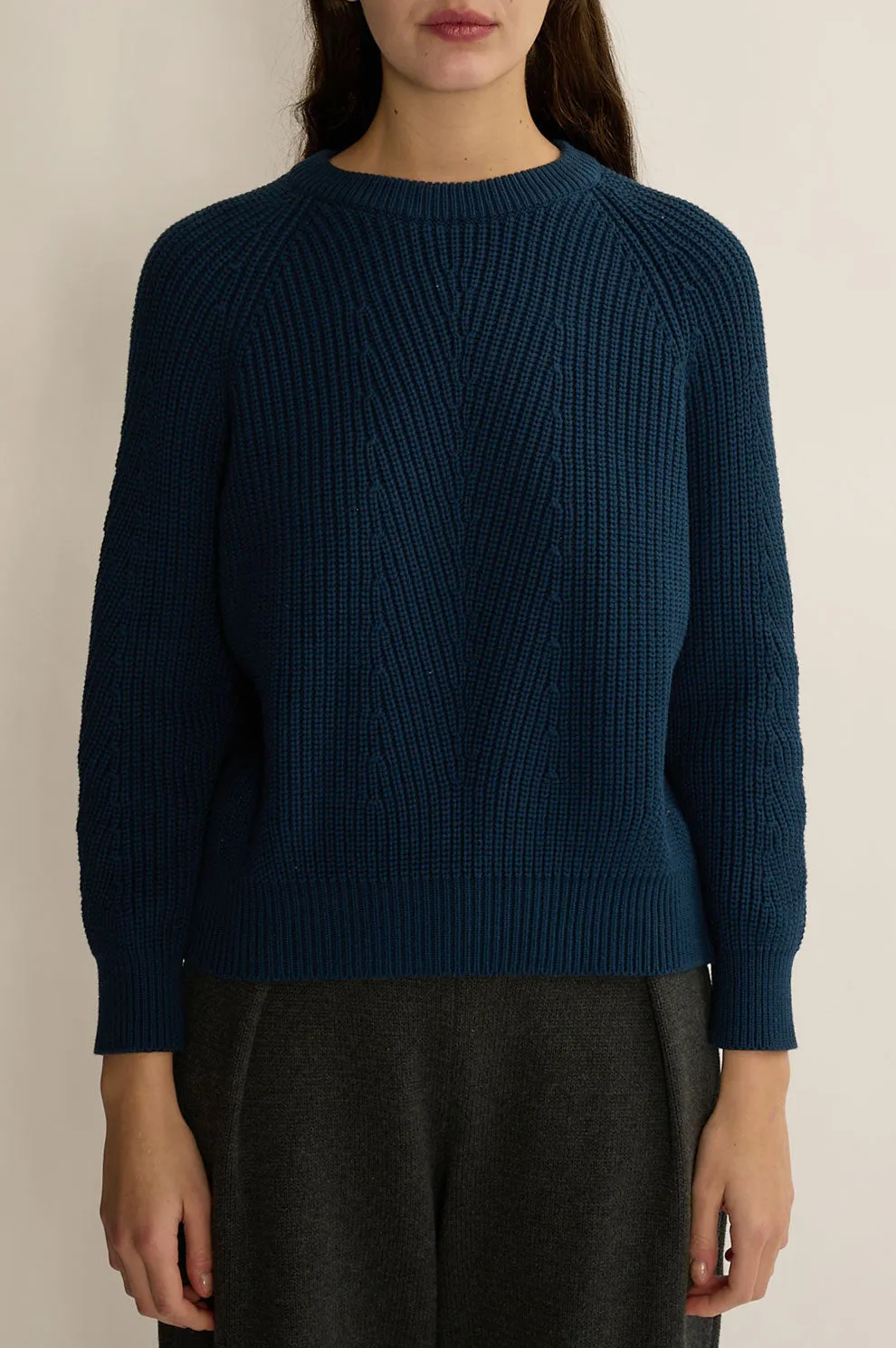 Layer Comfort Navy Chelsea Sweater
