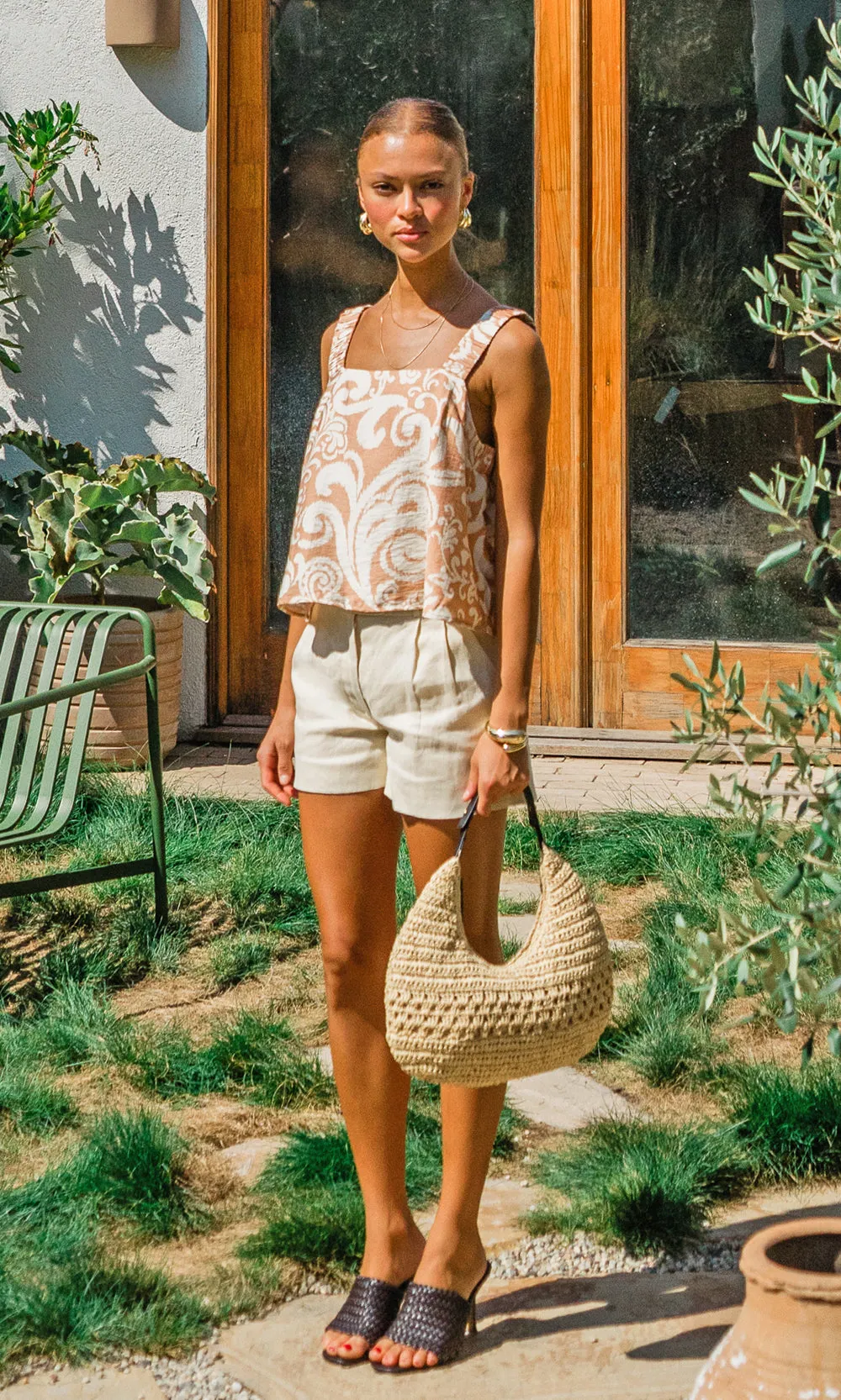 Lea Print Swing Tank Stylish Fit