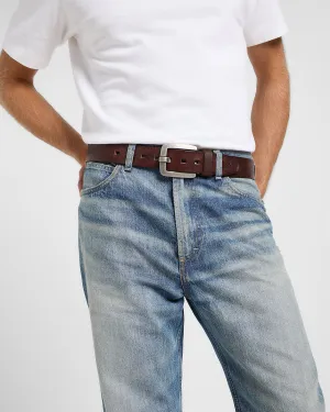 Lee 101 Leather Belt - Dark Brown | Lee Belts | JEANSTORE