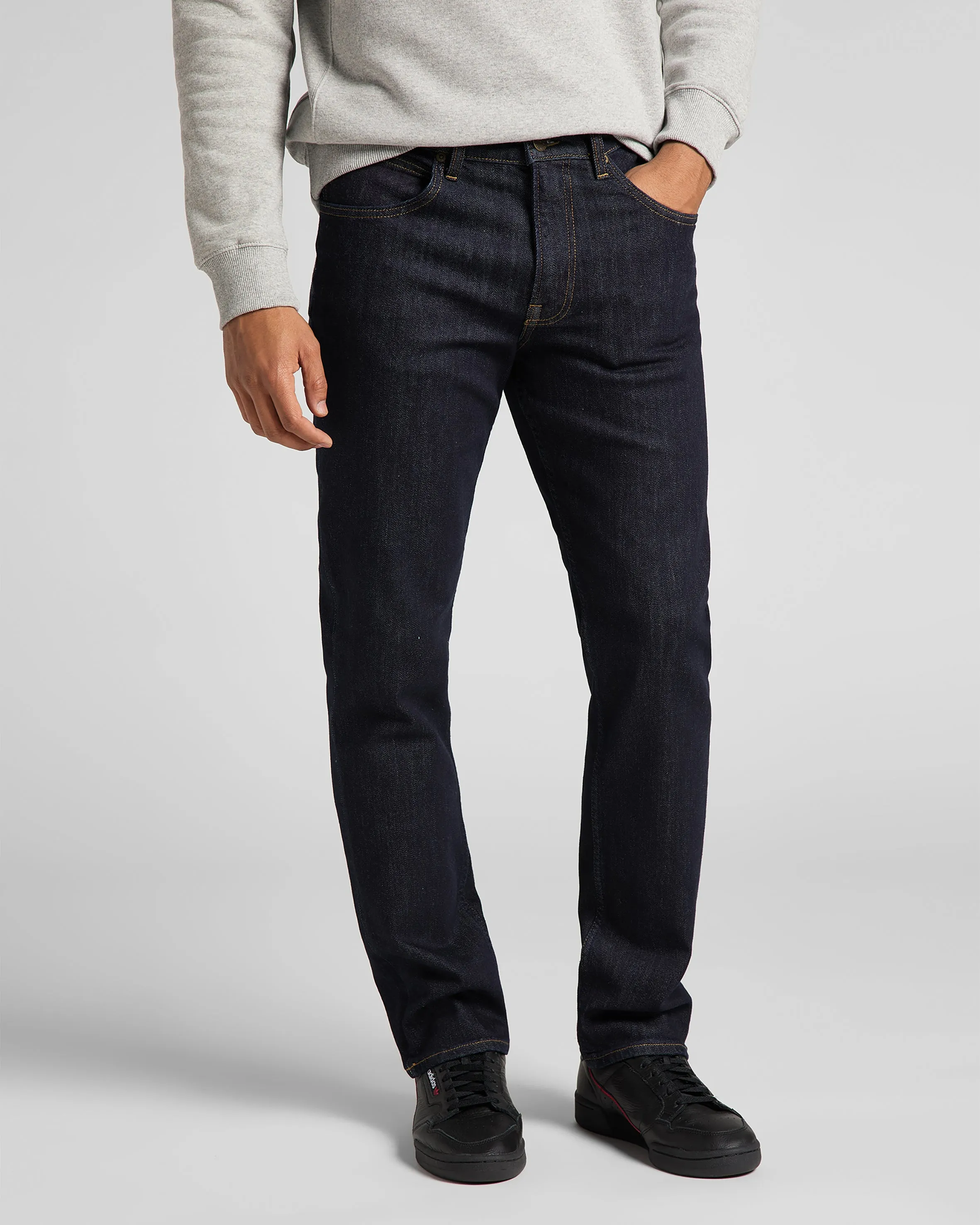 Lee Brooklyn Straight Regular Fit Mens Jeans - Rinse | Lee Jeans | JEANSTORE