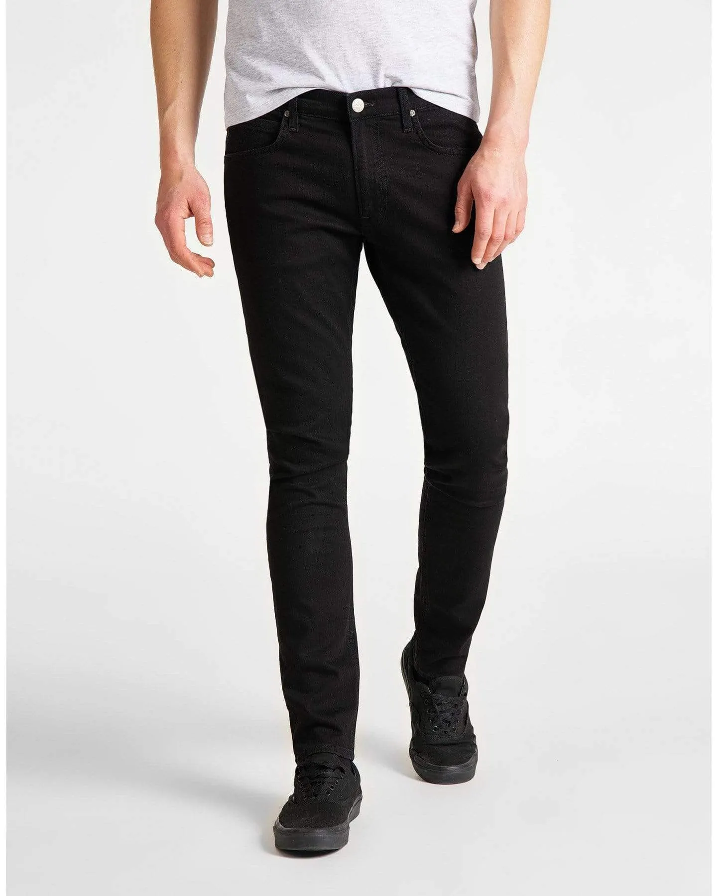 Lee Luke Slim Tapered Mens Jeans - Clean Black | Lee Jeans | JEANSTORE