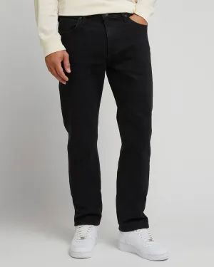 Lee West Relaxed Straight Mens Jeans - Black Rinse | Lee Jeans | JEANSTORE